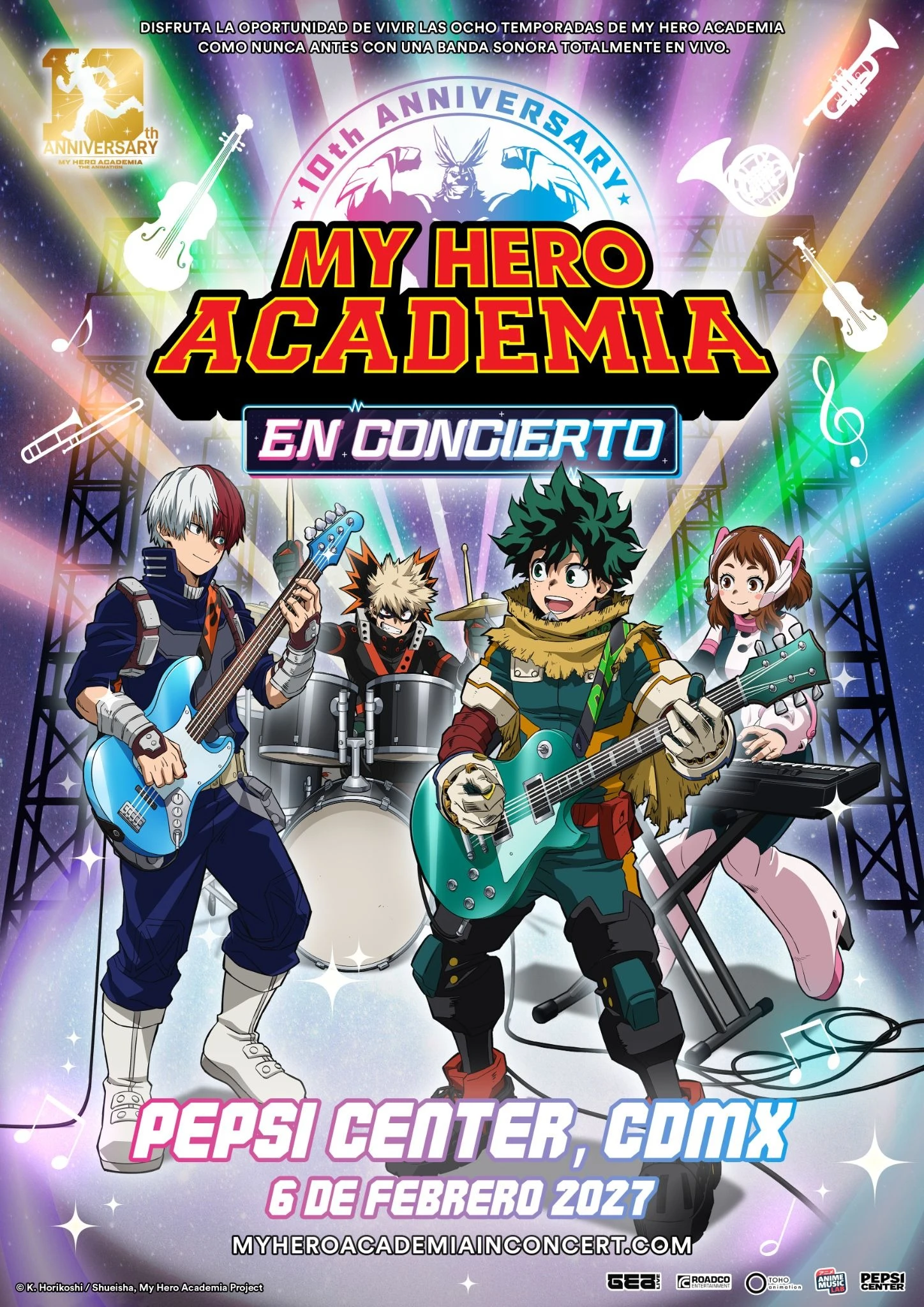 My Hero Academia In Concert World Tour llega a México en 2027 — AniMiaw