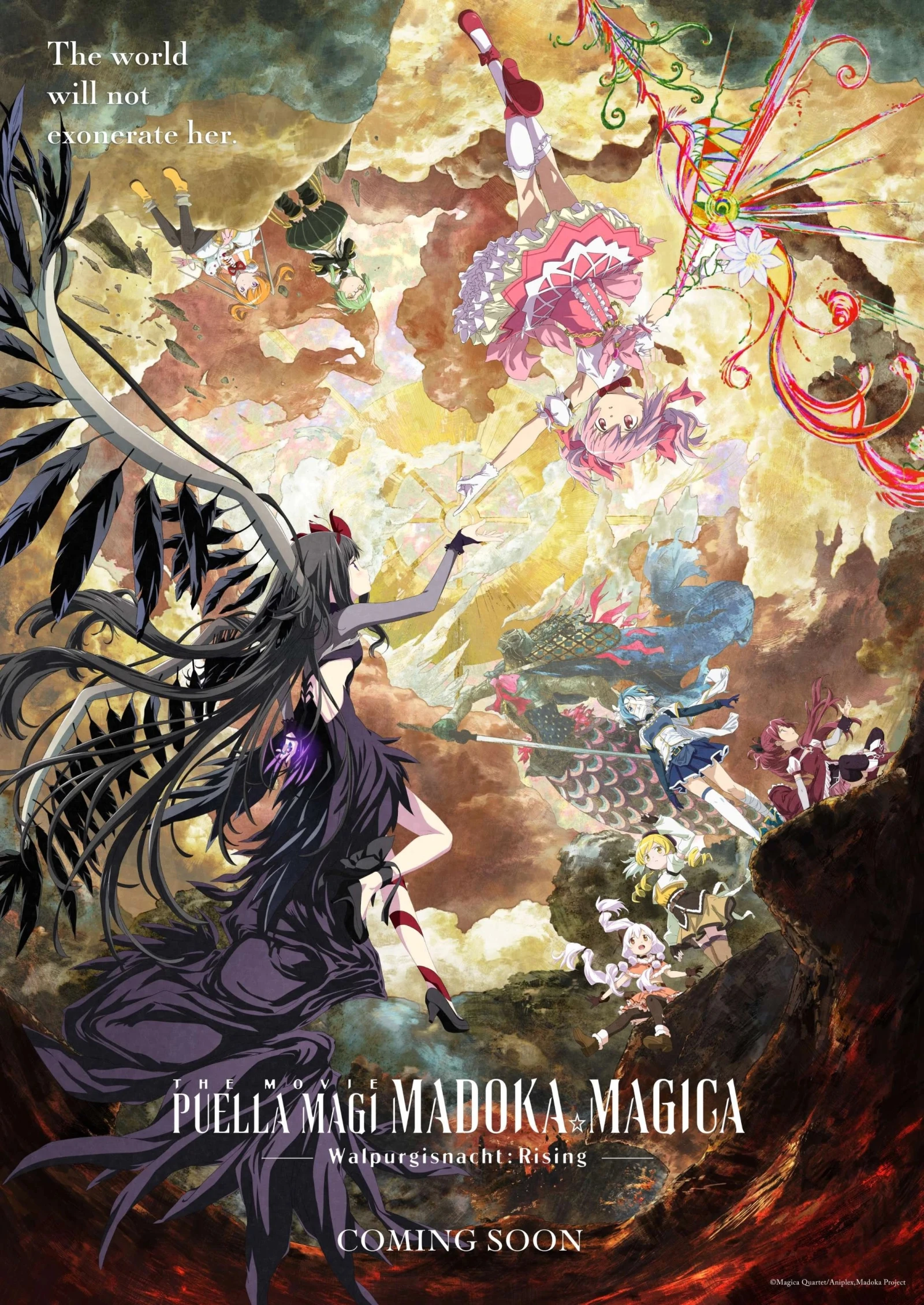El final de Mahou Shoujo Madoka★Magica Movie 4 fue suavizado